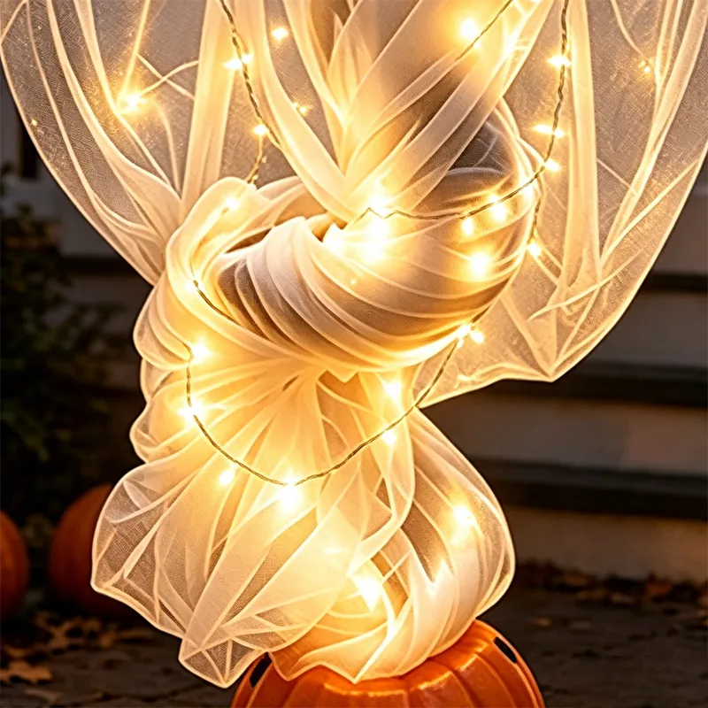 👻Swirling Ghost Pumpkin Yard Lamp🎃