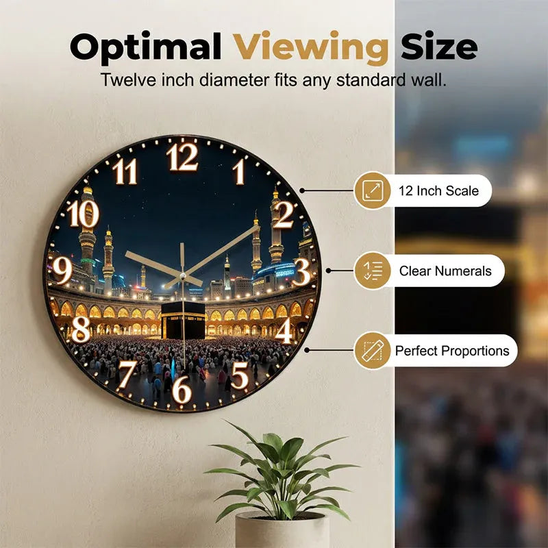 ⏰Creative Wooden Silent Wall Clock