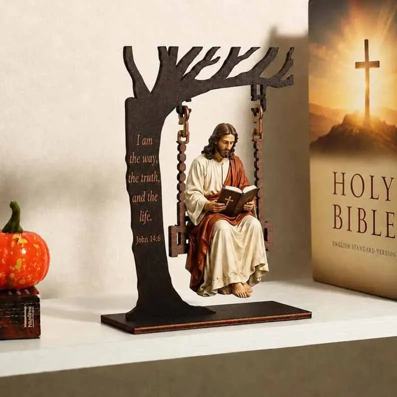 🔥✝️📚Christian Jesus Swing Ornament
