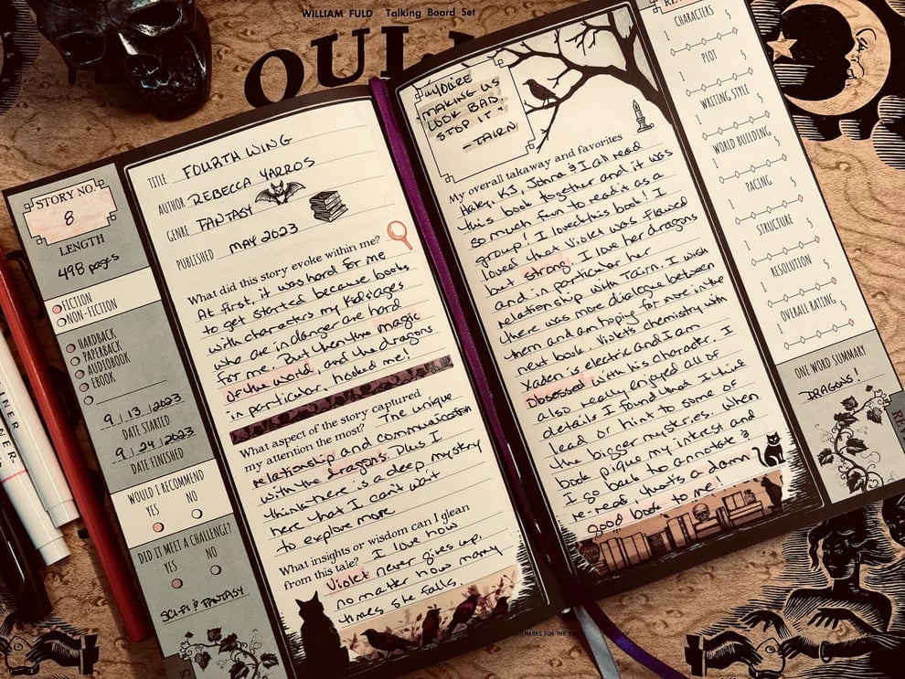 📓Waiting for the Night Reading Journal