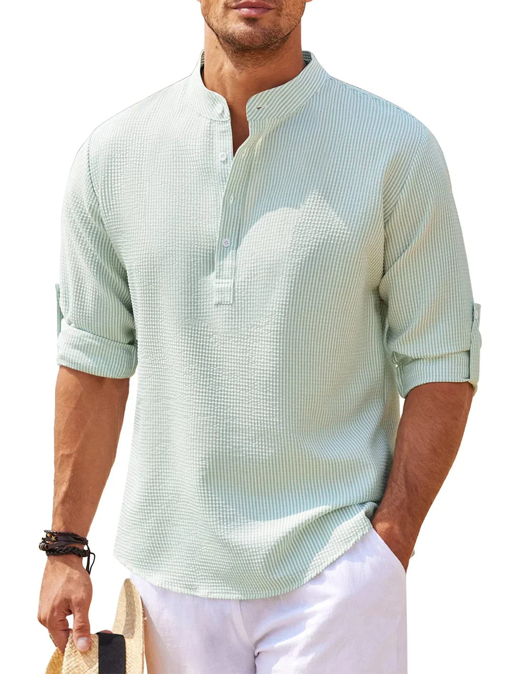 CHARLESTON CONTEMPORARY HENLEY SHIRT