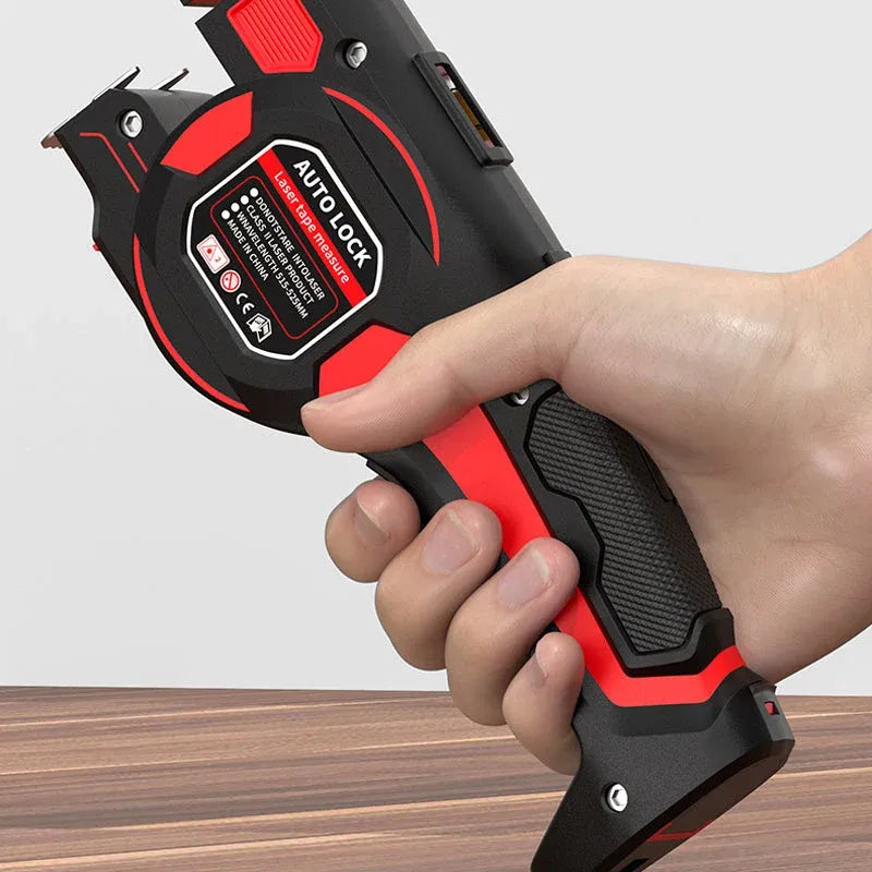 📏 2-in-1 Tape Measure with Laser Guide – Straight Lines Every Time 🎯