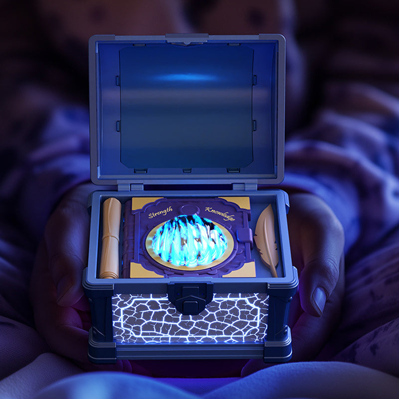 ✨[Treasure Chest Aurora Projection Night Light]✨