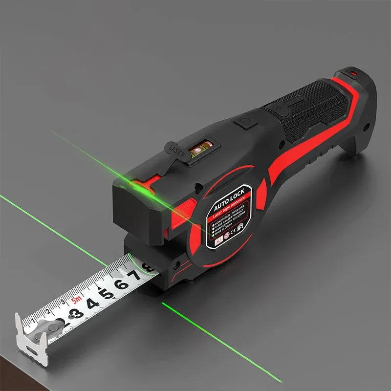 📏 2-in-1 Tape Measure with Laser Guide – Straight Lines Every Time 🎯