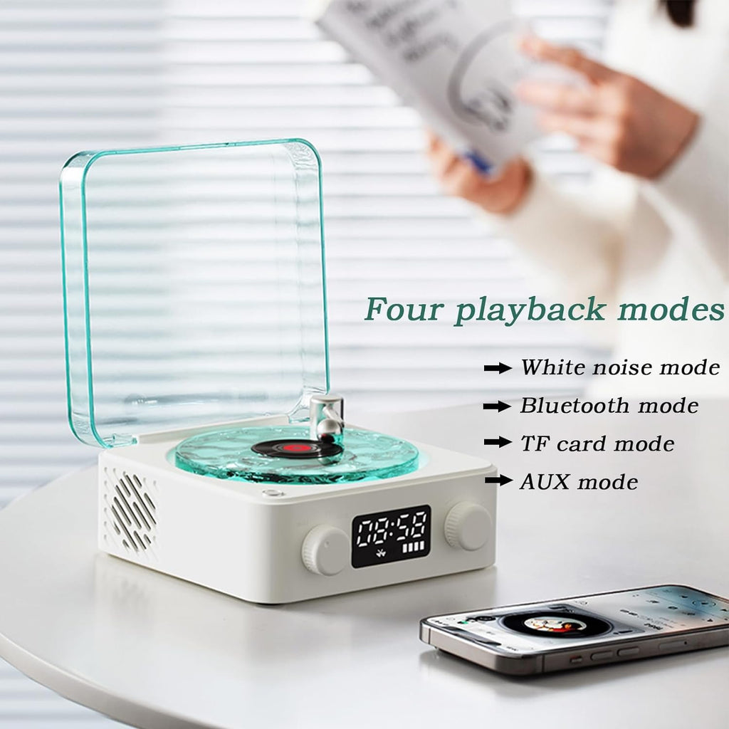 Bluetooth Lunar Waves Retro Vinyl Speaker