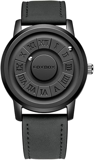 ⏰Last Day Promotion 🏆Cool Watches Roman Numerals Creative Magnetic Levitation Balls Dial Waterproof Quartz Wrist Watches Couple Watch