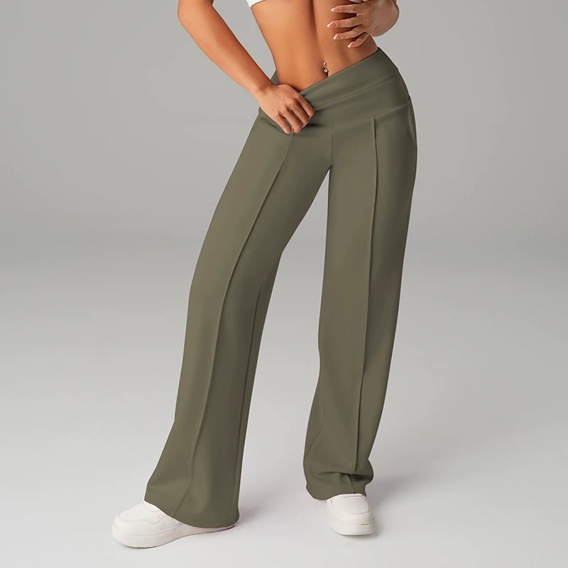 💕Women's Plain Loose Straight Leg Pants