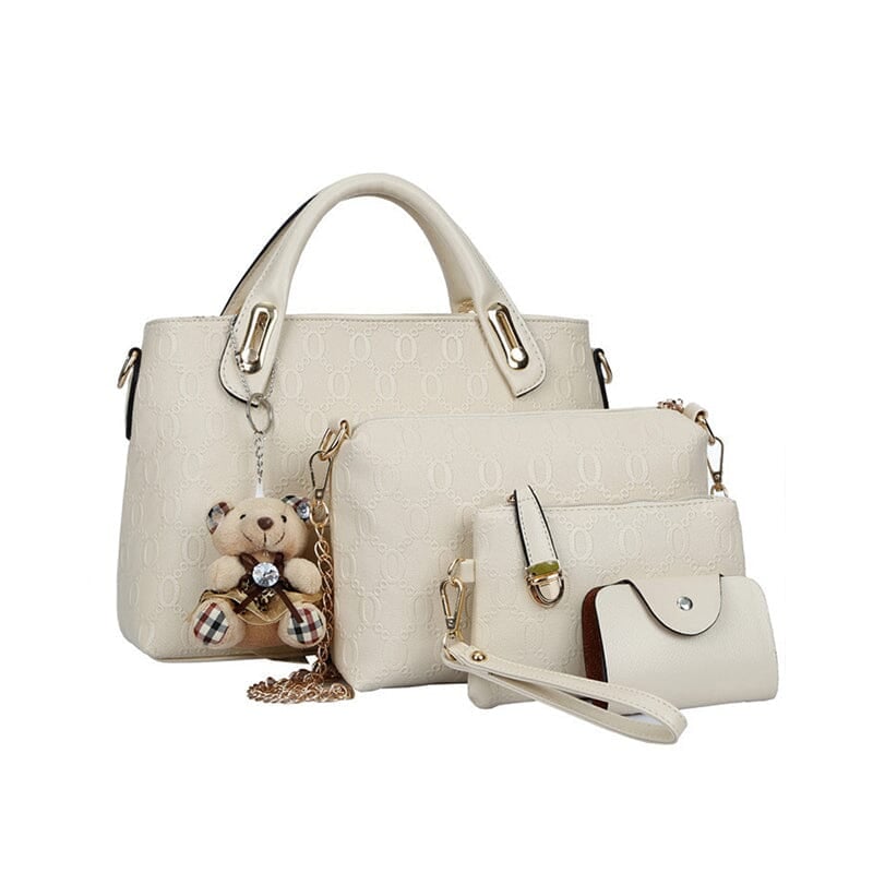 👜 Handbag with Four-piece Set