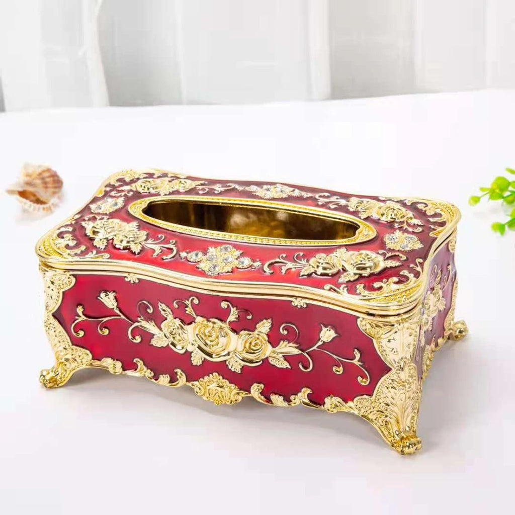 🎁European style tissue box creative acrylic retro living room kitchen
