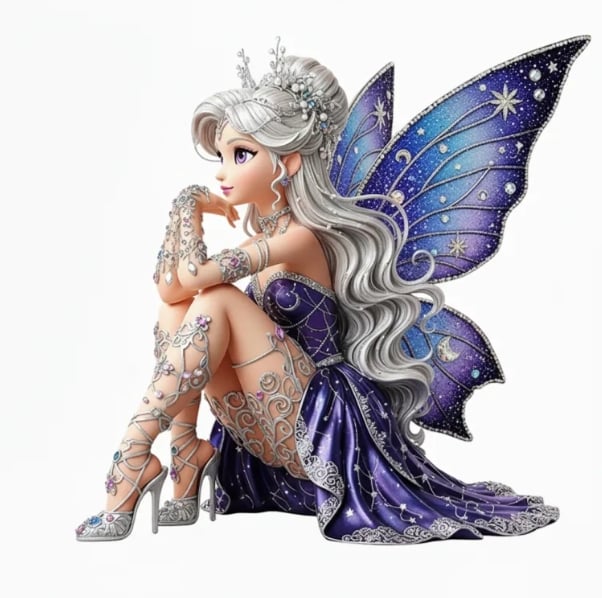 Enchanted Fairy Christmas Figurine (2D)🧚‍♀️