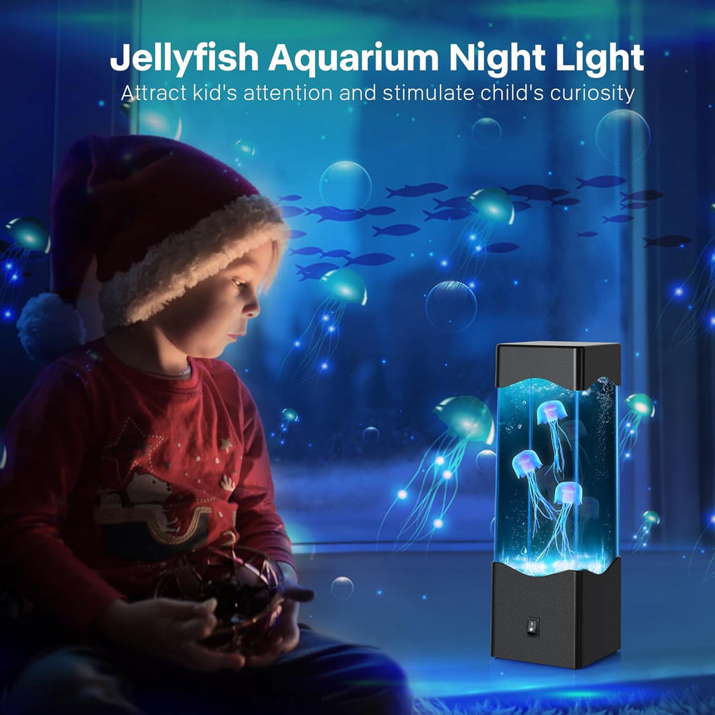 🔥✨-Multicolor Jellyfish Lava Lamp