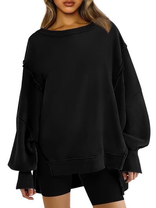 Womens Oversized Crewneck Sweatshirts