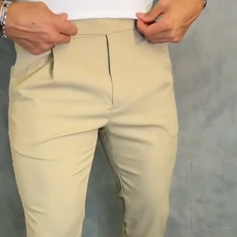 🔥Hot Sale Deals-Men's Slim Fit Tapered Dress Trousers