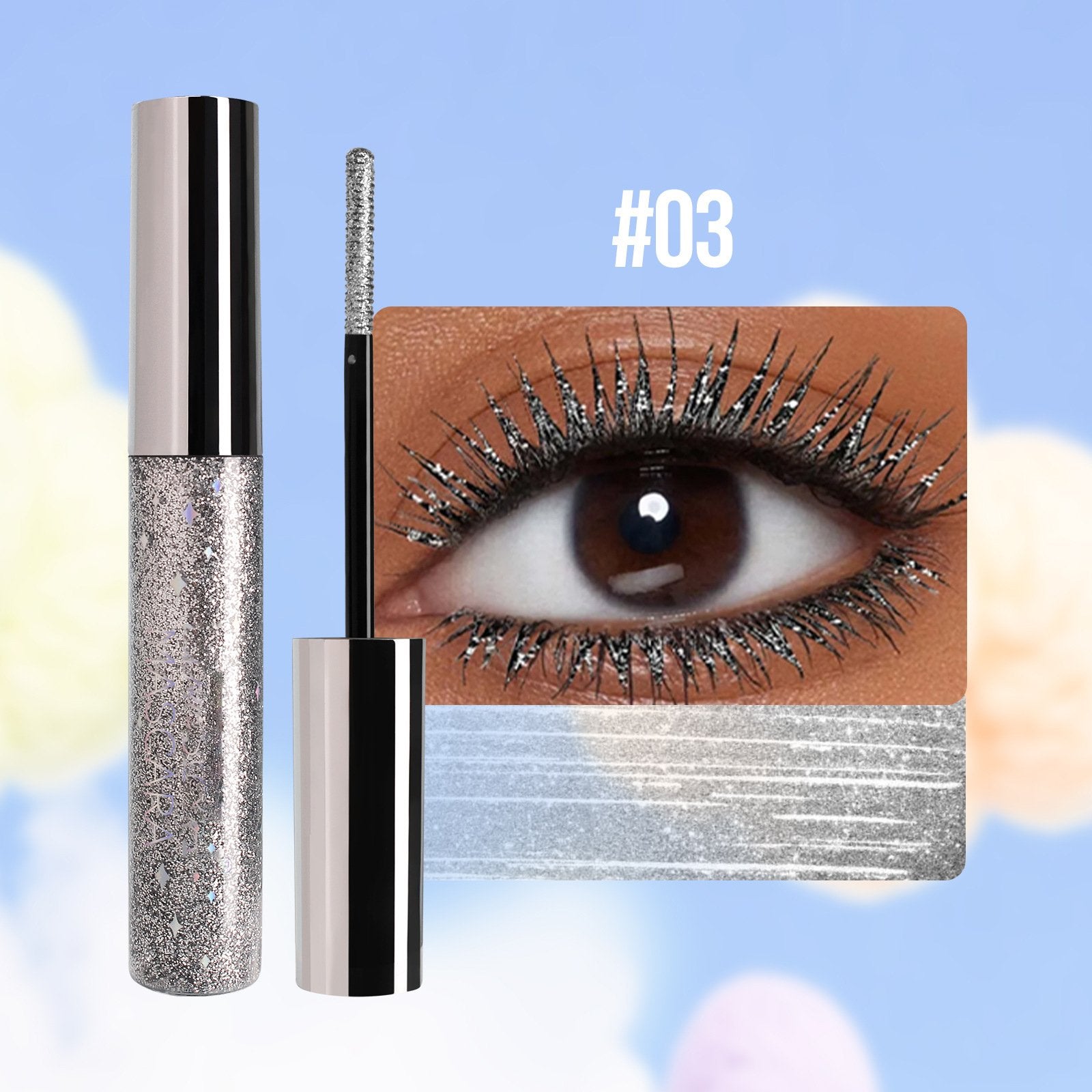 Colorful Glitter Mascara