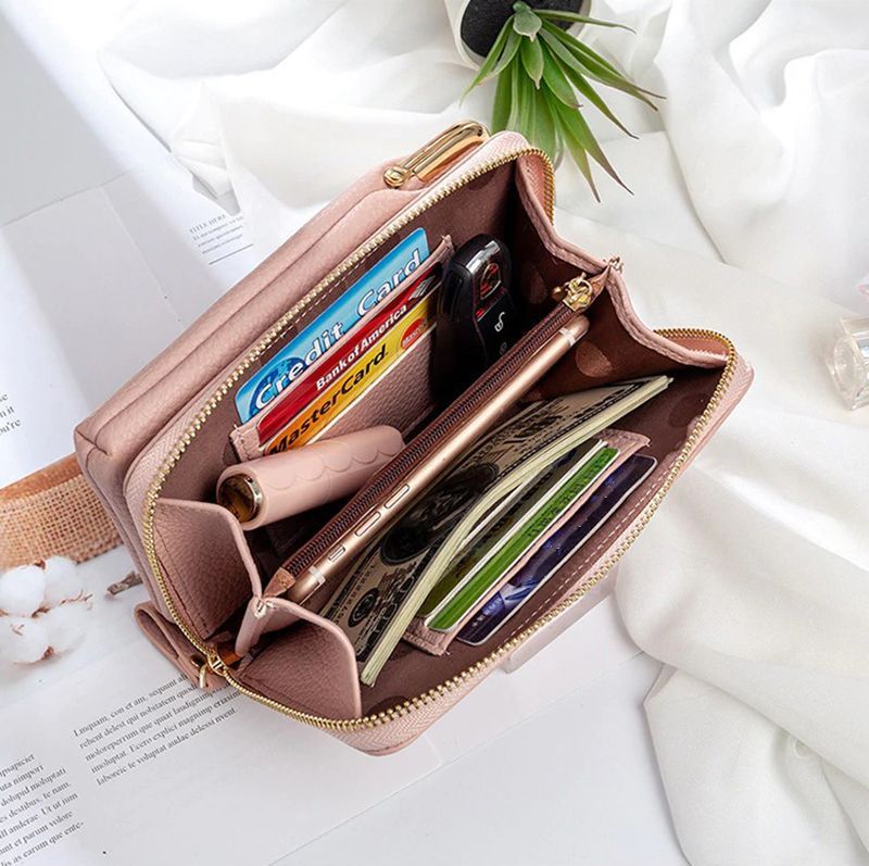 Women Phone Bag Solid Crossbody Bag