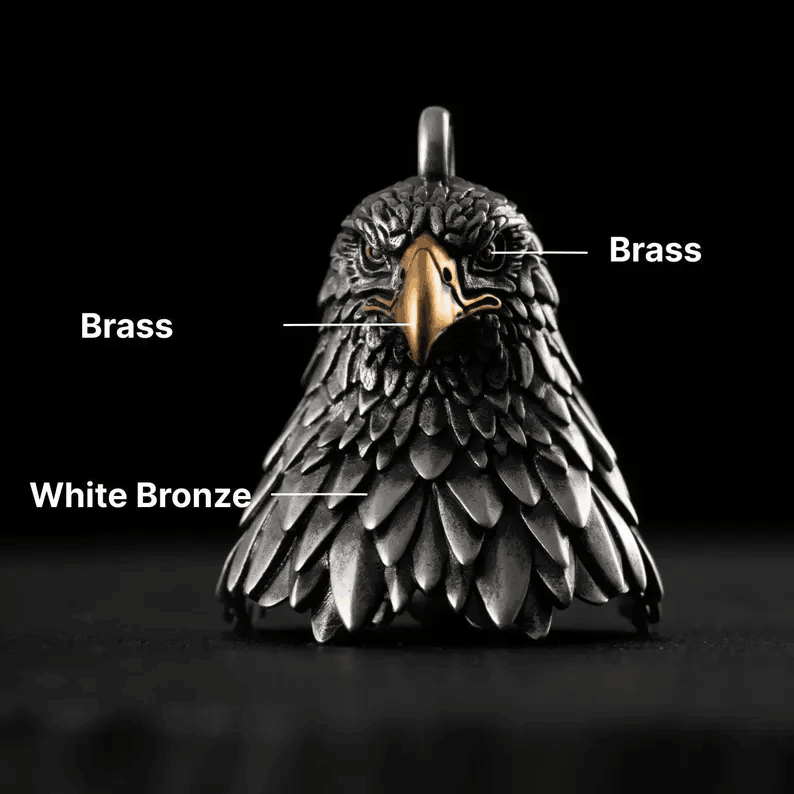 Handcrafted HD Eagle Bell -Eagle Bronze Motorcycle Bell