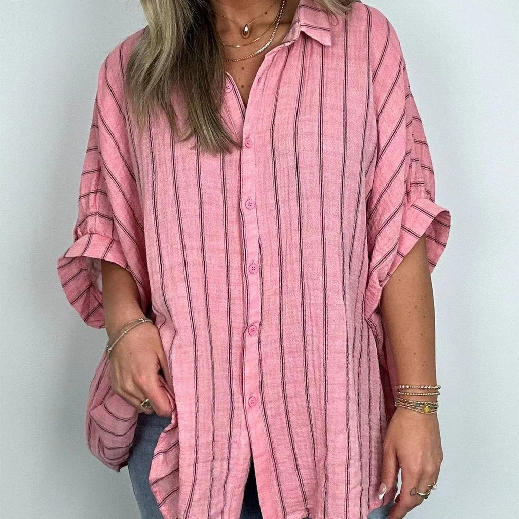 🌸Women's Casual Striped Shirt-Keep you comfortable all day long