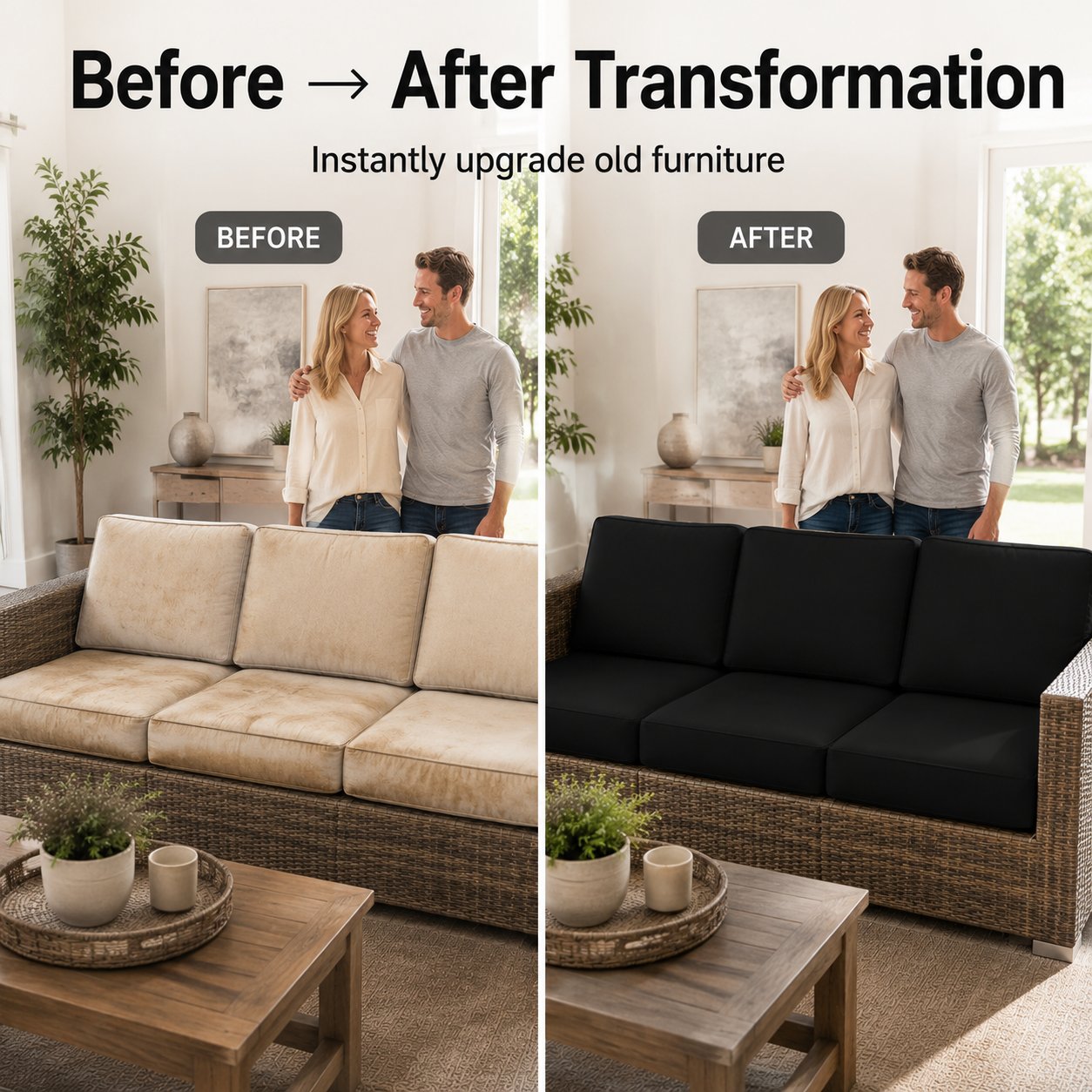 Stretch Sofa Cushion Covers Set (4 / 8 / 12 PCS) 🔥