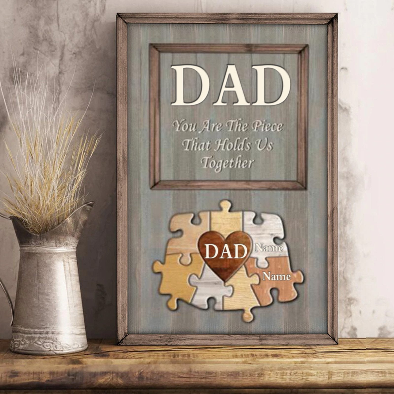 Family Member Puzzle Piece Gift