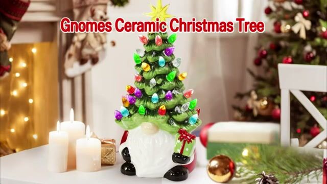 Christmas dwarf decoration with light