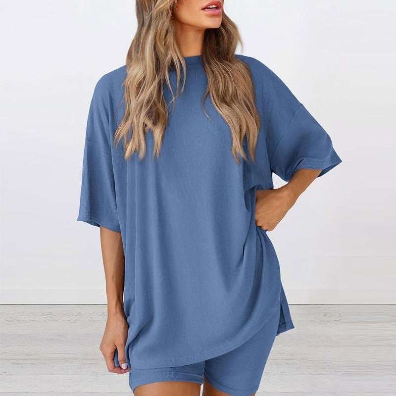 Women's Summer Casual Oversized Two-Piece Set
