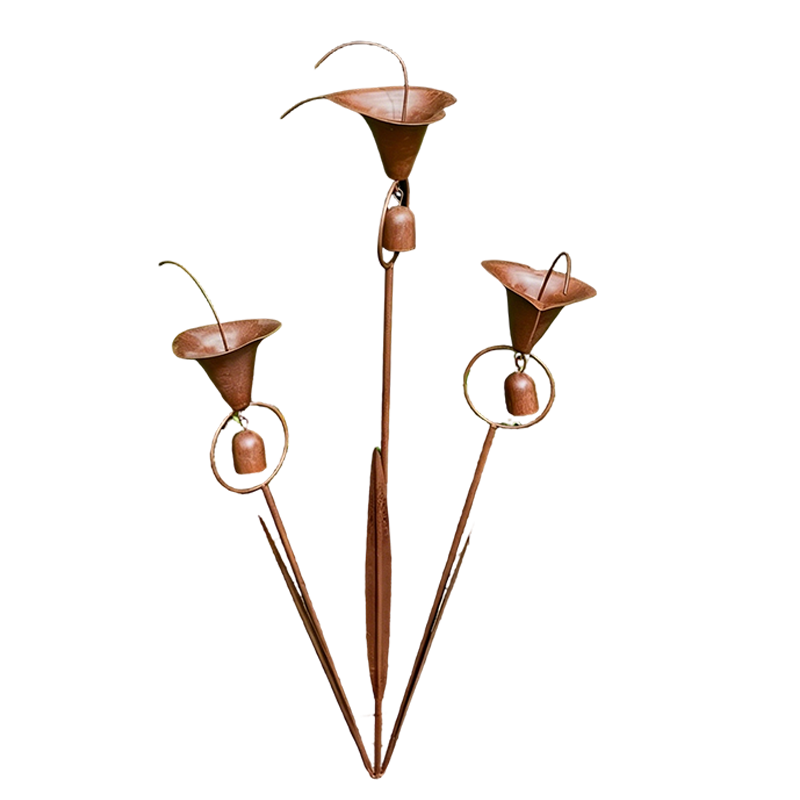 🔥Calla Lily Garden Stake with Bell Chimes