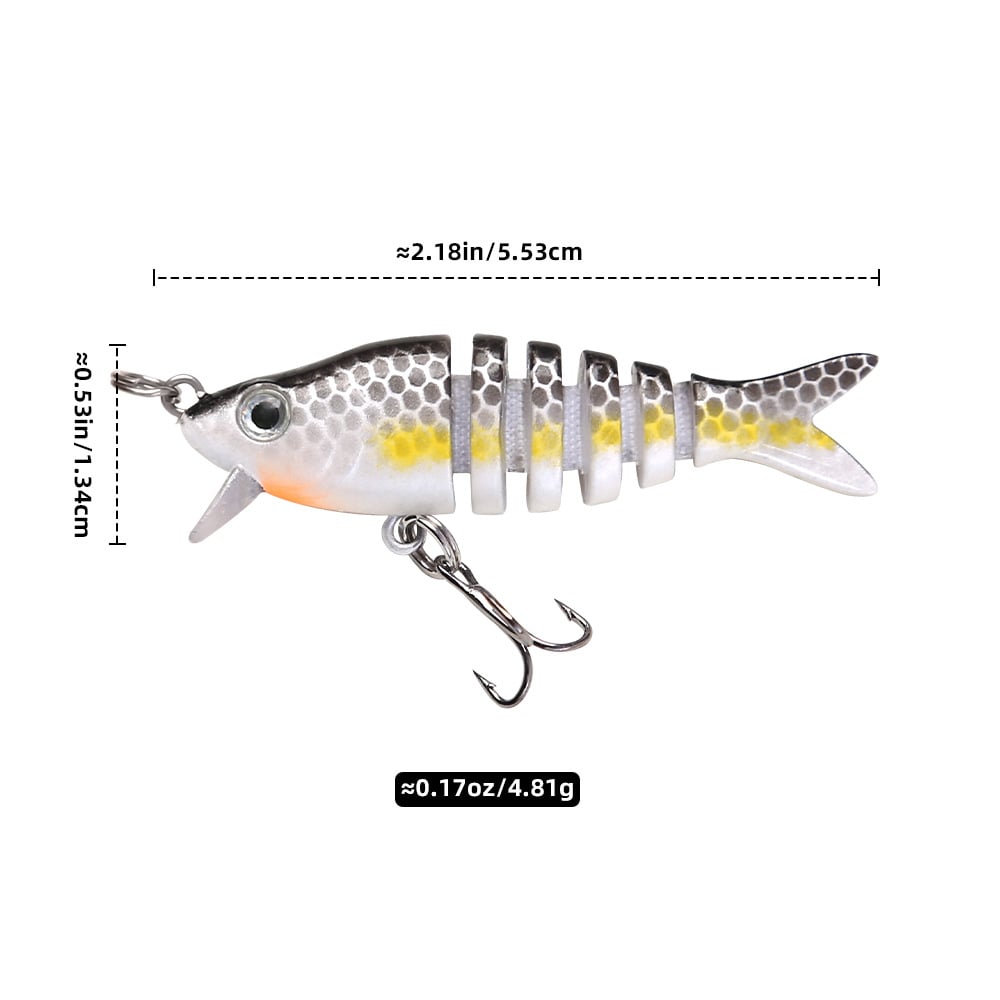 🌟🎣 Easy Catch SwimMax Lures with BKK Hooks 3D Realistic Eyes