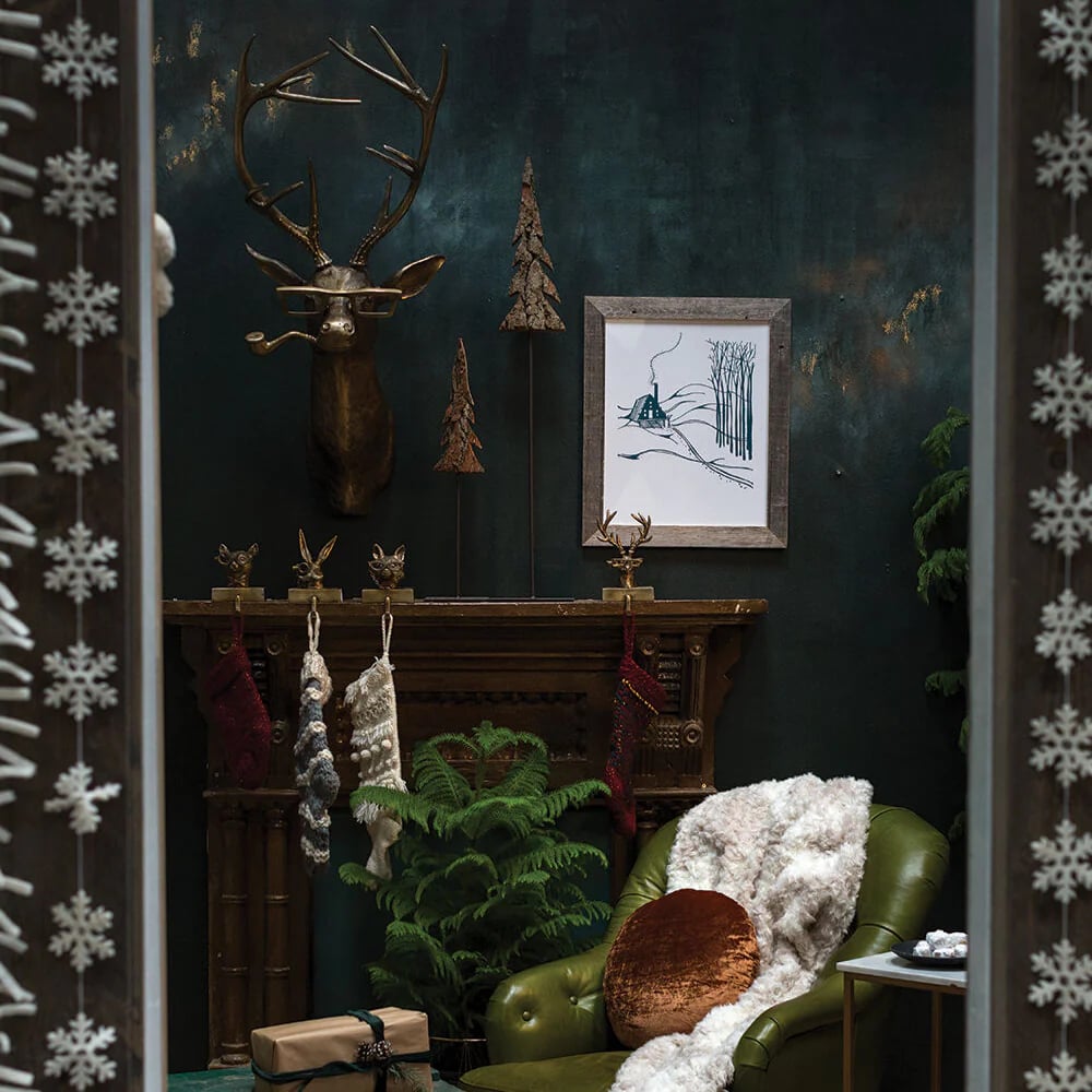 Eric + Eloise Metal Animal Stocking Holders