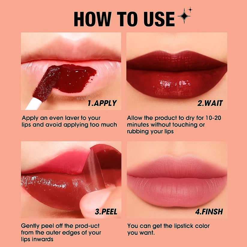 👄Peel-Off Lip Liner Stain - Lasts All Day & Night Lipliner