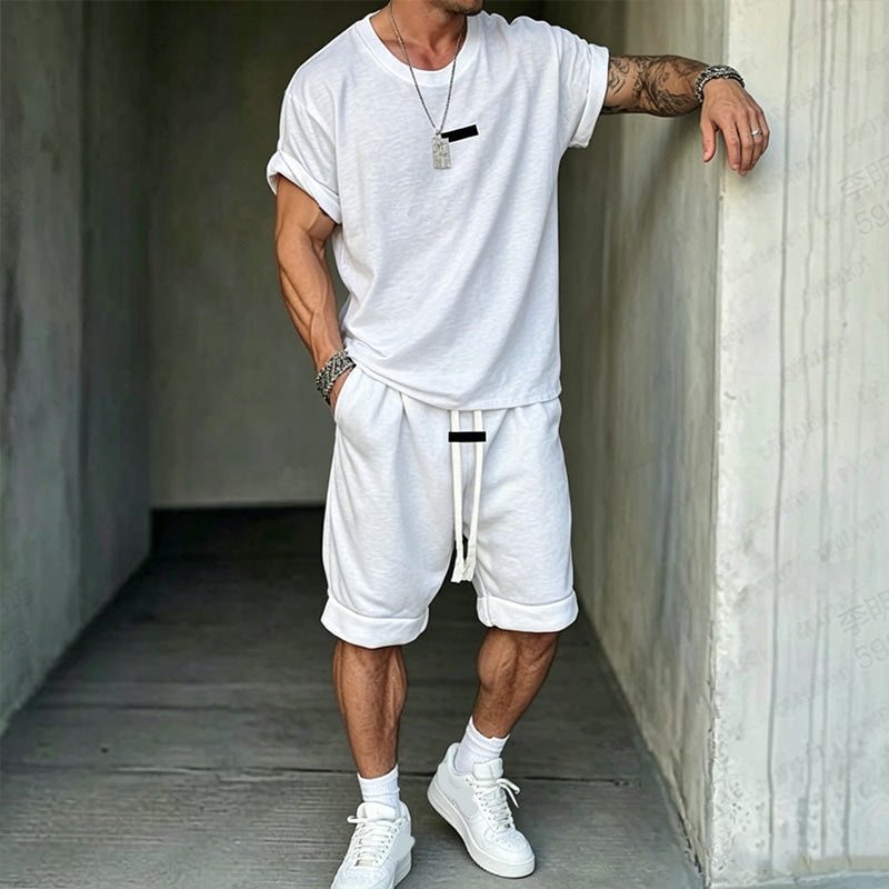 🎁💥Men's Casual T-Shirt & Shorts Set