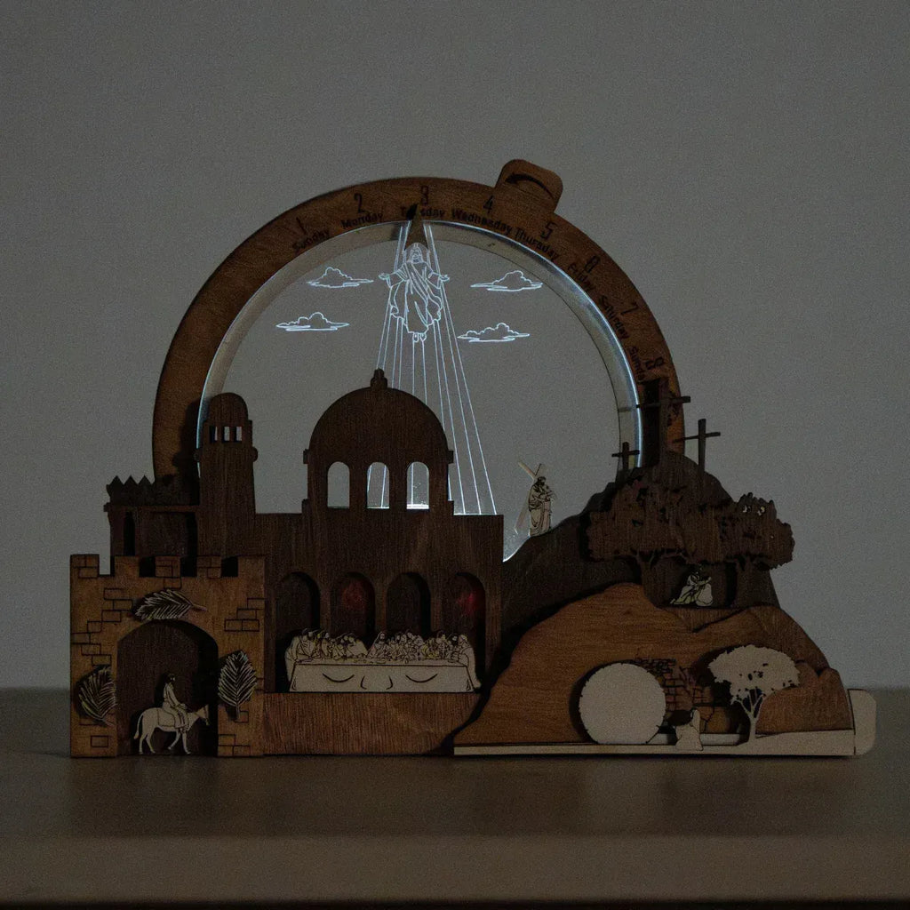 🔥Easter Creche Countdown | Light-Up