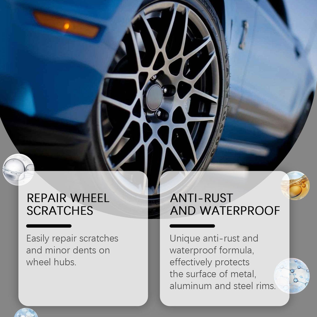 Magic Car Scratch Repair Pen – Fix rim scratches in minutes. Permanent, no‐drip formula. Includes clear coat. ✨🔧