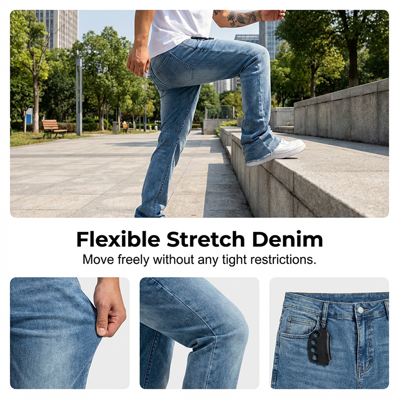 ⏰Men's Streetwear Style Flare Jeans