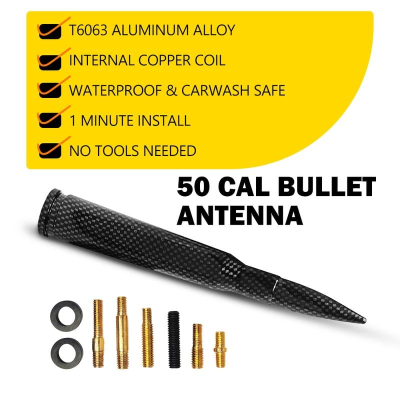 14cm Bullet Antenna Mast Power Radio AM/FM Replacement Universal