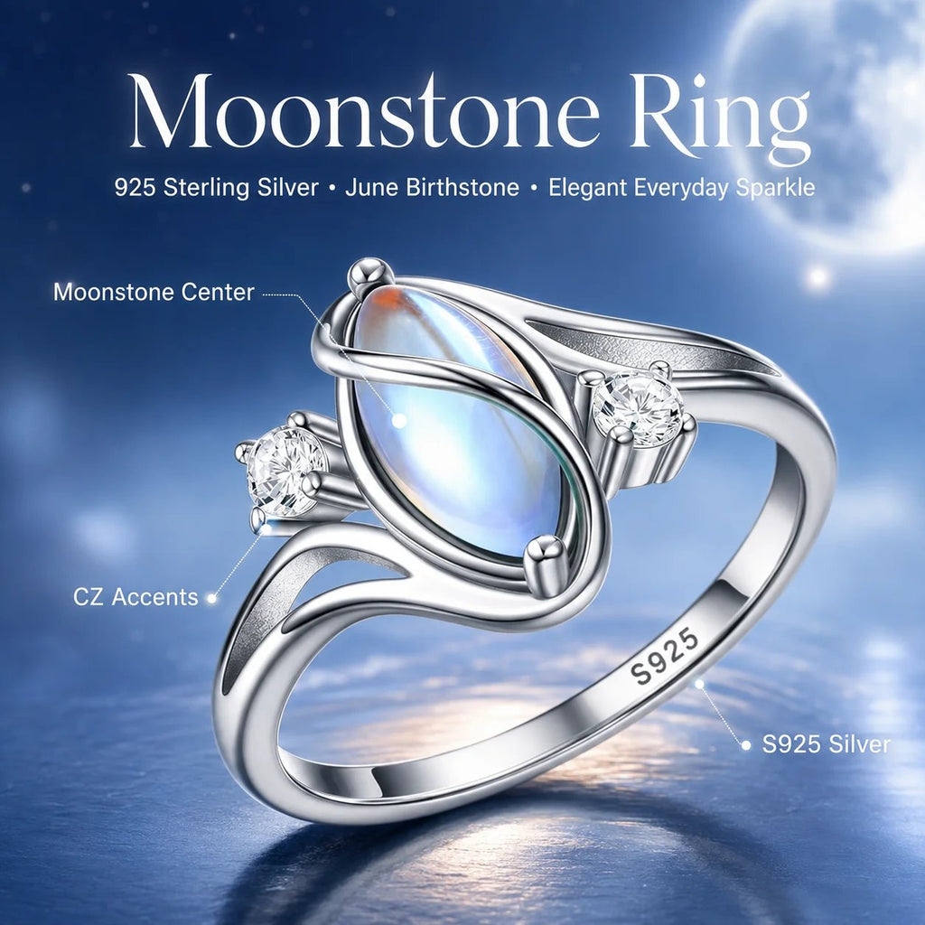 🔥HOT SALE🔥 Rainbow Moonstone Ring