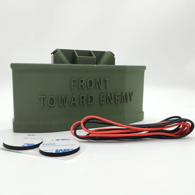 Military Theme Prank Doorbell Decor – Funny Tactical Style Door Decoration
