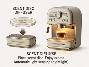 Espresso Maker Scent Control Nightligh