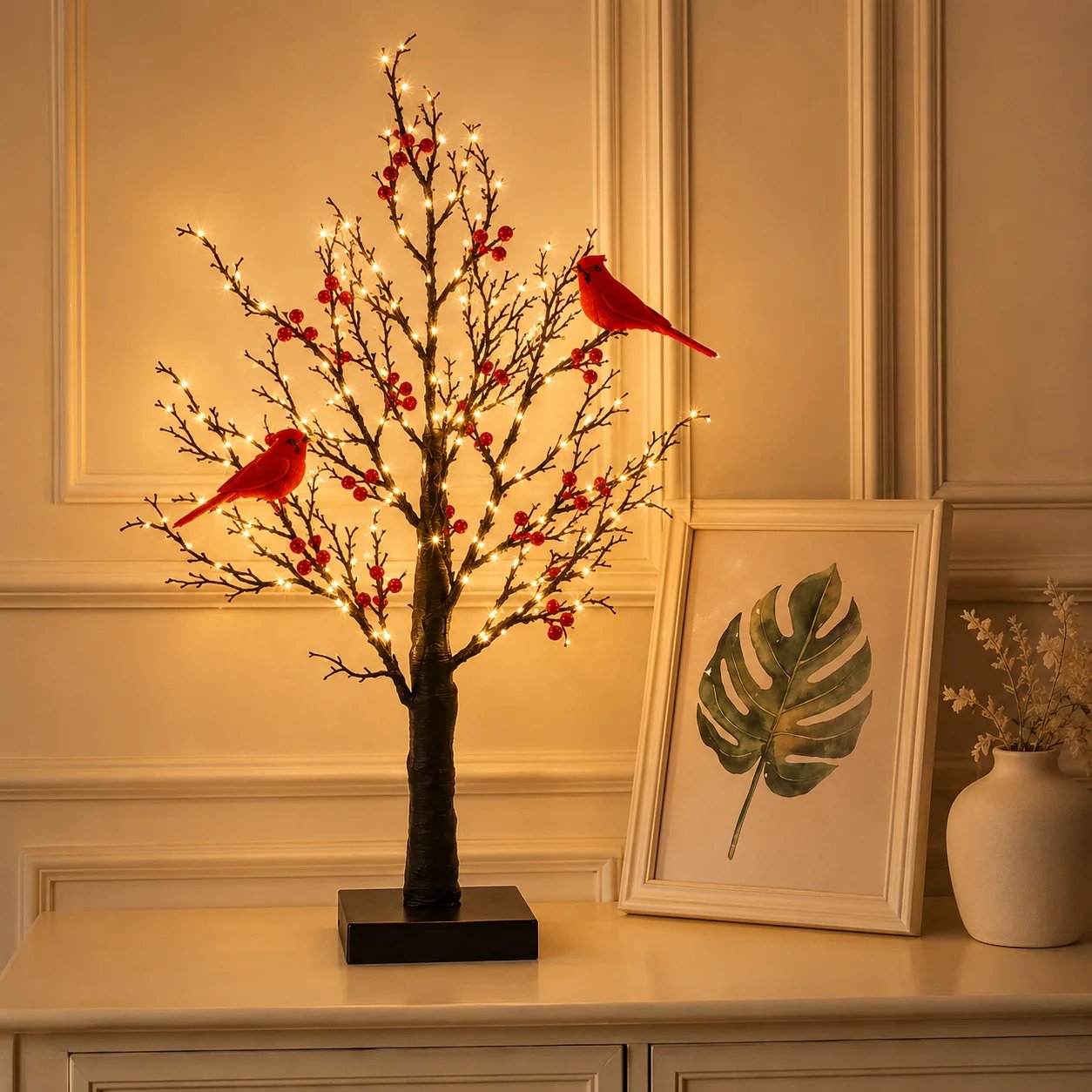 🔥HOT SALE🔥 ✨ 2026 Vintage Glowing Cardinal Tree