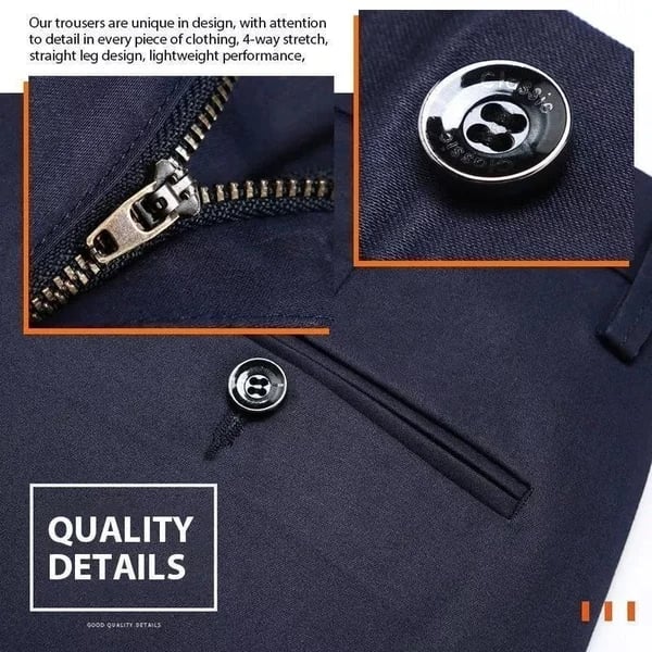 🔥🔥-High Stretch Men's Classic Pants