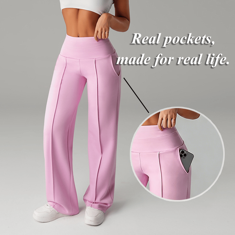 💕Women's Plain Loose Straight Leg Pants