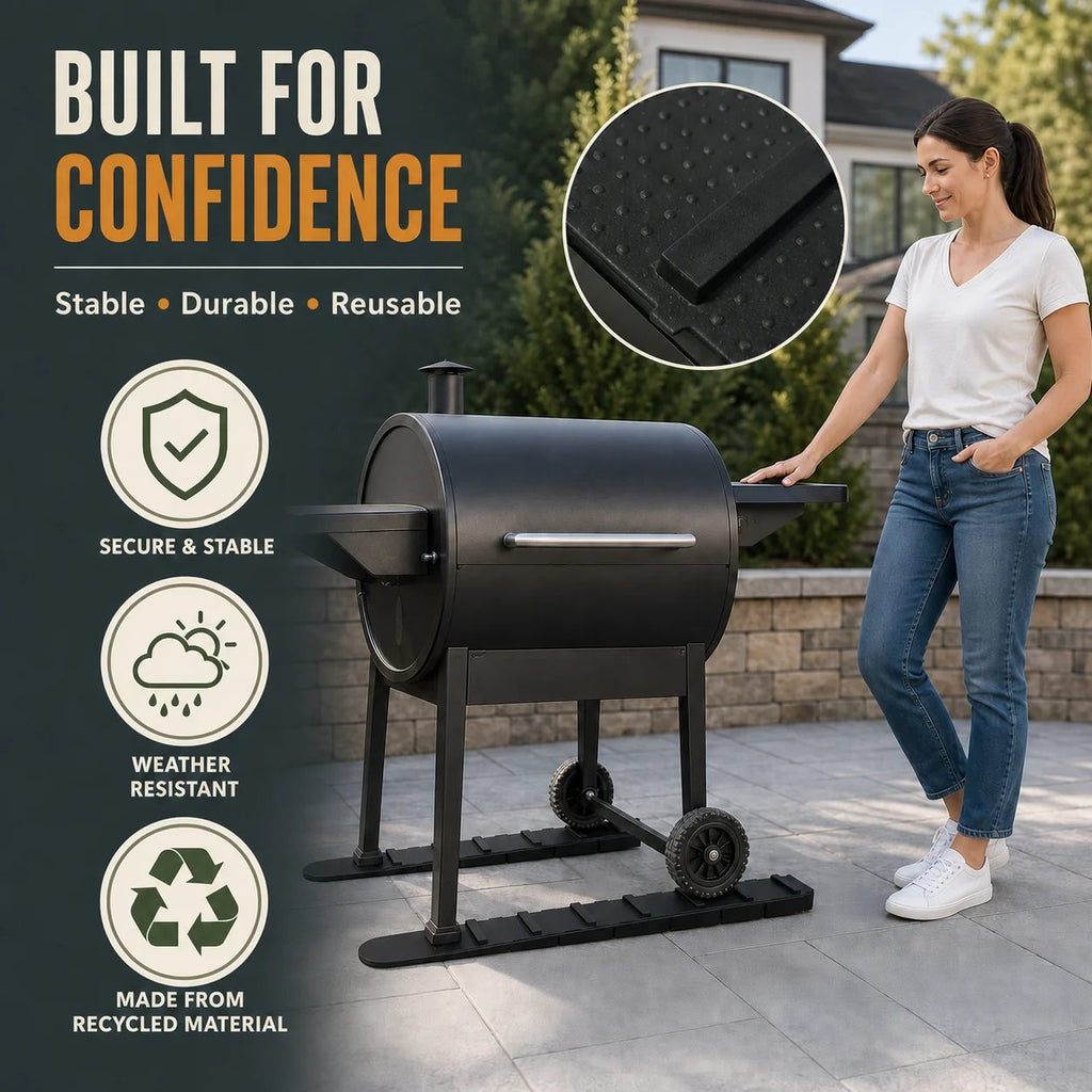 🎉Stop the Wobble—Level Any Grill in Seconds, Tool-Free