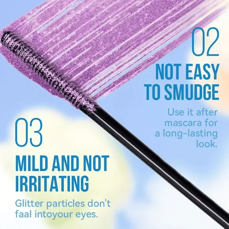 Colorful Glitter Mascara