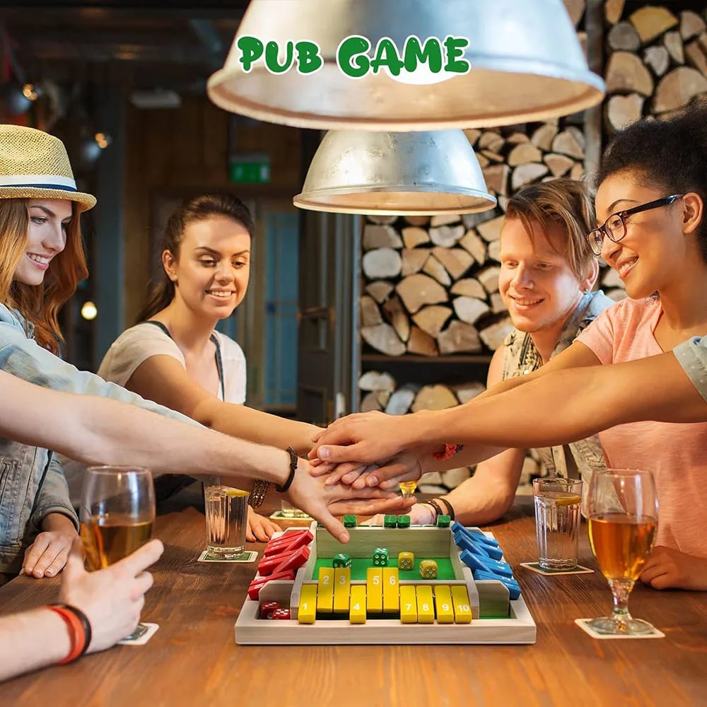 🎉 Best Selling🎁Shut the box-Wooden dice board game