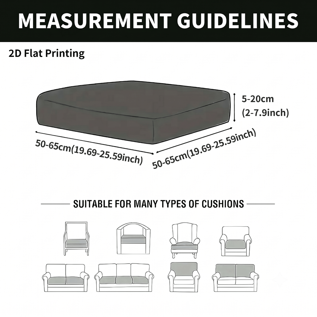 Stretch Sofa Cushion Covers Set (4 / 8 / 12 PCS) 🔥