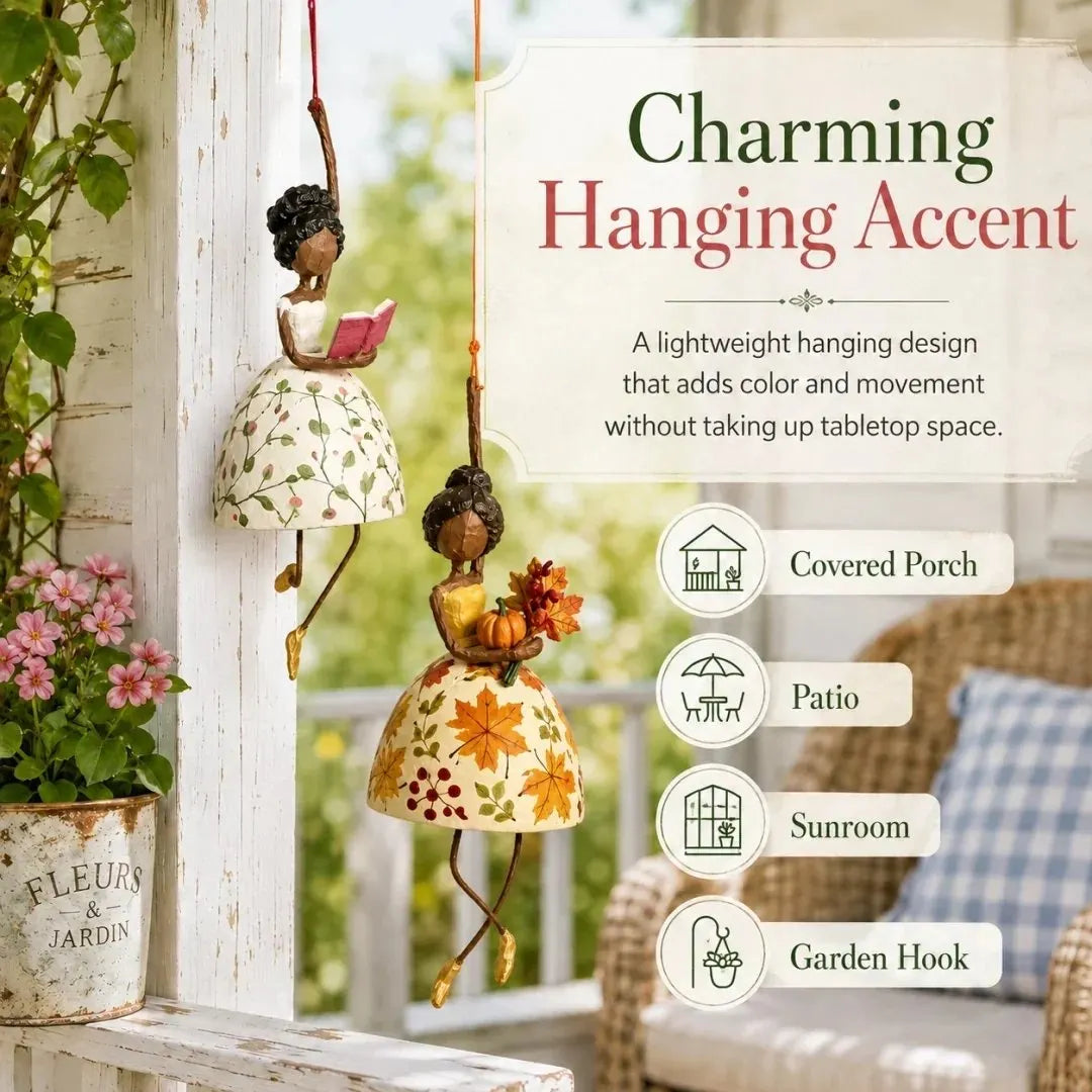 🎉✨ Whimsical Dancing Lady Hanging Ornament