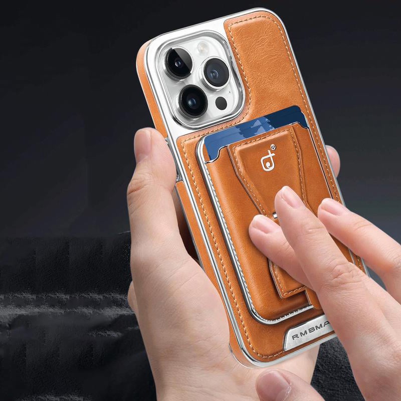 Skin striae Magnetic iPhone Case with Removal Card Holder