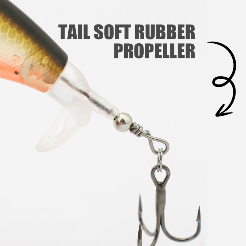 🎉❄️6.5g/12g propeller surface lure bionic fish hook❄️