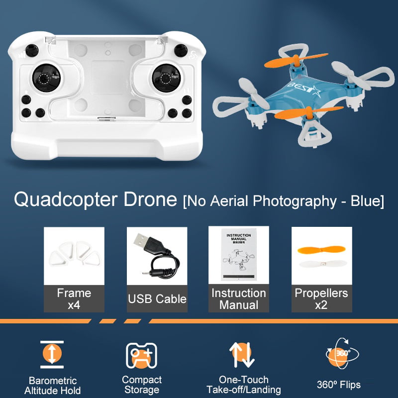 🎄All-Ages Mini Drone with Easy Stunt Flights & 360° Tricks - Perfect Beginner-Friendly Flyer!