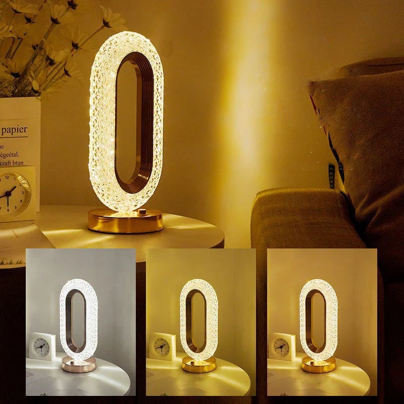 🎄50K+ SOLD! 🎁✨Rechargeable Luxury Crystal LED Night Light Lamp