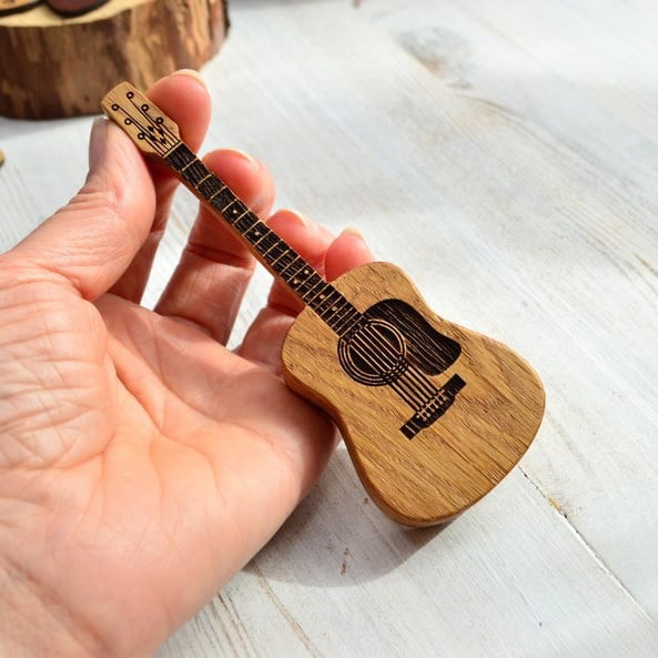 🎁Wooden Acoustic Guitar Pick Box🎸 – lionclay